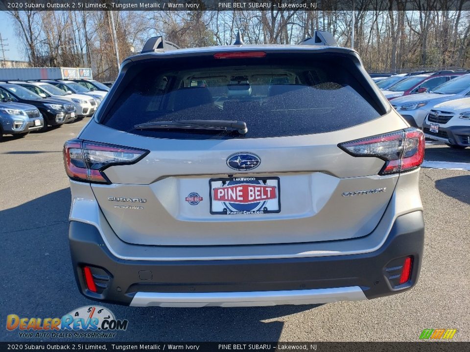 2020 Subaru Outback 2.5i Limited Tungsten Metallic / Warm Ivory Photo #5