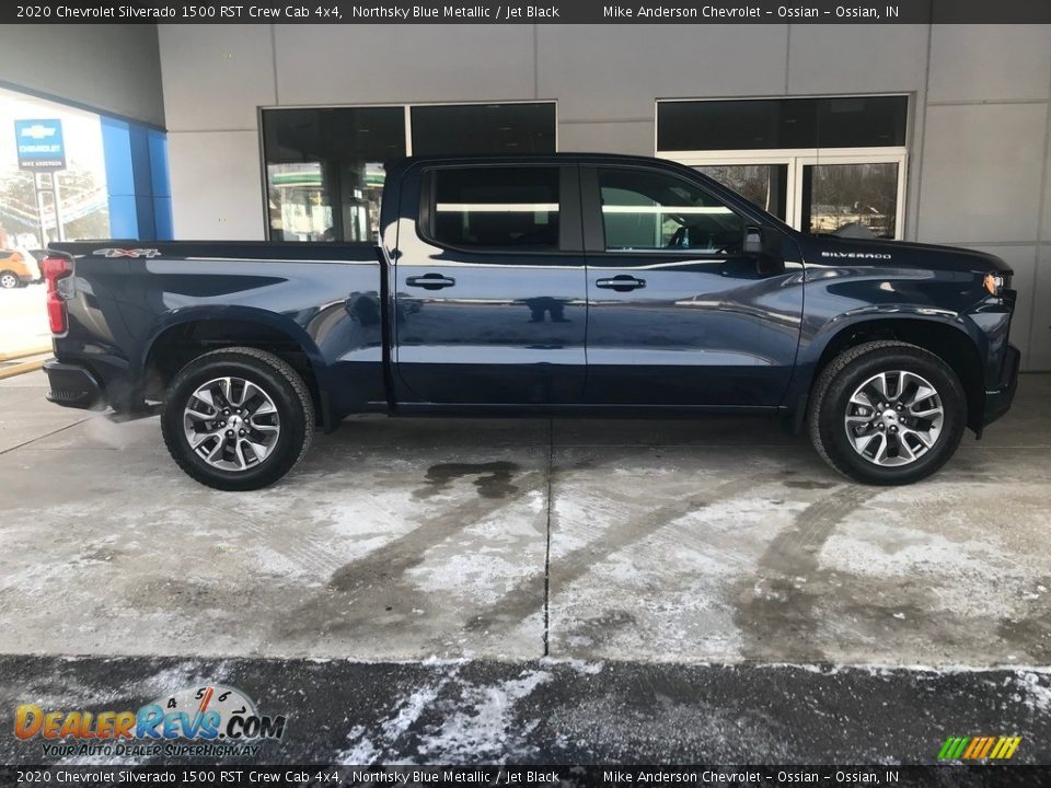 Northsky Blue Metallic 2020 Chevrolet Silverado 1500 RST Crew Cab 4x4 Photo #2