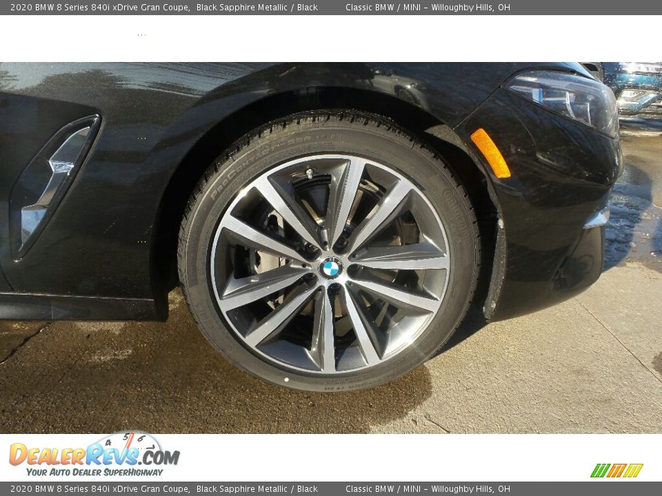 2020 BMW 8 Series 840i xDrive Gran Coupe Black Sapphire Metallic / Black Photo #2