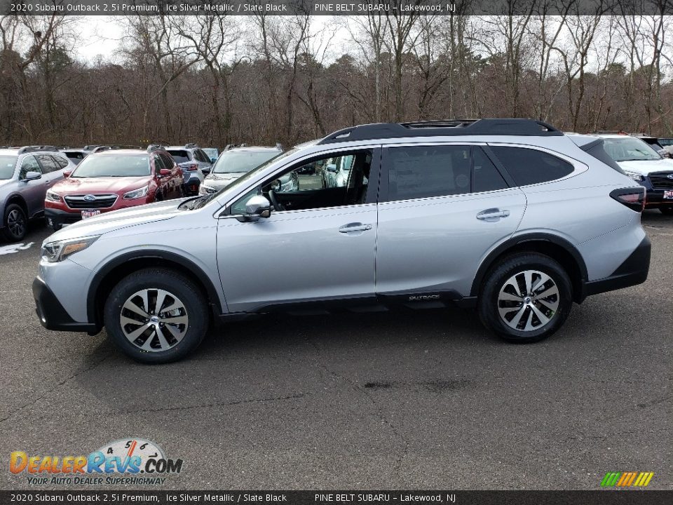 2020 Subaru Outback 2.5i Premium Ice Silver Metallic / Slate Black Photo #3