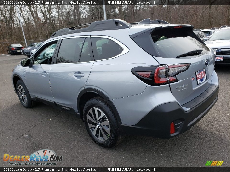 2020 Subaru Outback 2.5i Premium Ice Silver Metallic / Slate Black Photo #4