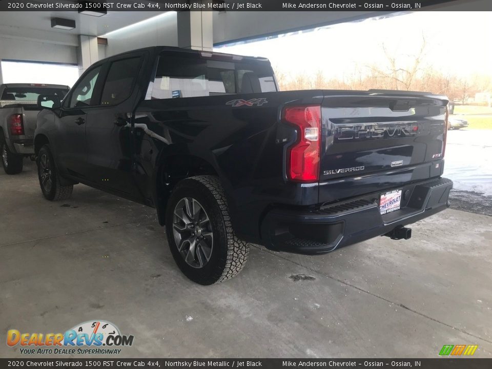 2020 Chevrolet Silverado 1500 RST Crew Cab 4x4 Northsky Blue Metallic / Jet Black Photo #5