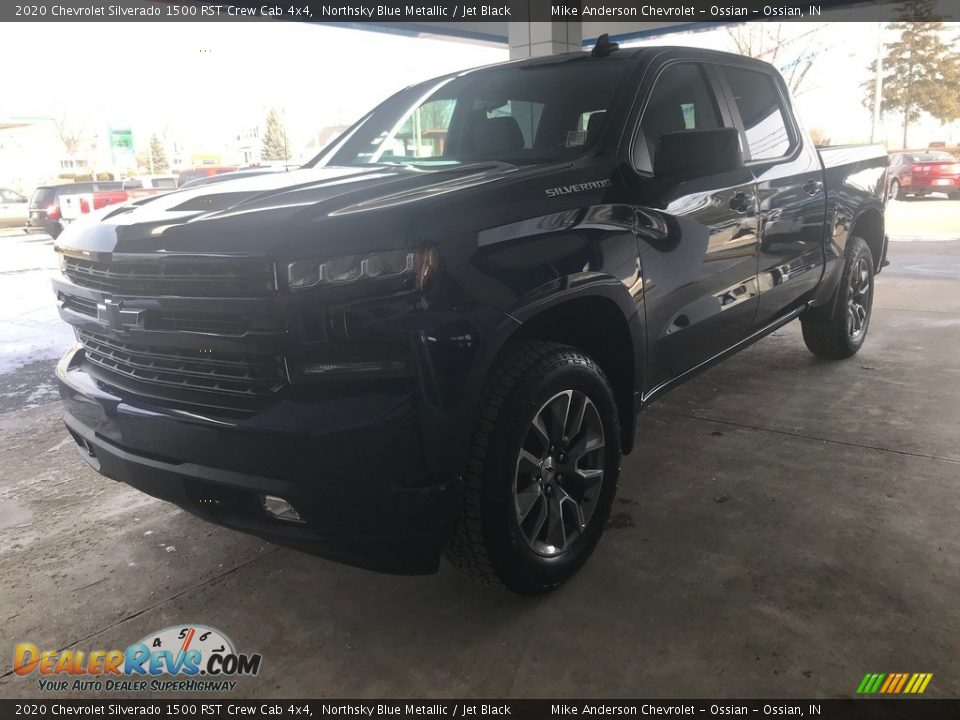 2020 Chevrolet Silverado 1500 RST Crew Cab 4x4 Northsky Blue Metallic / Jet Black Photo #6