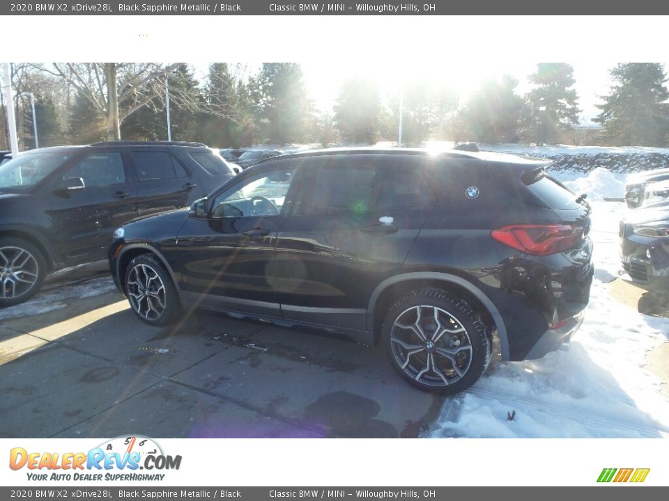 2020 BMW X2 xDrive28i Black Sapphire Metallic / Black Photo #5