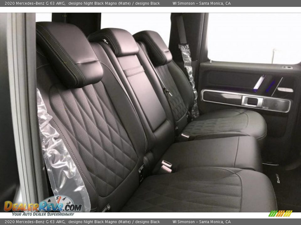 Rear Seat of 2020 Mercedes-Benz G 63 AMG Photo #13