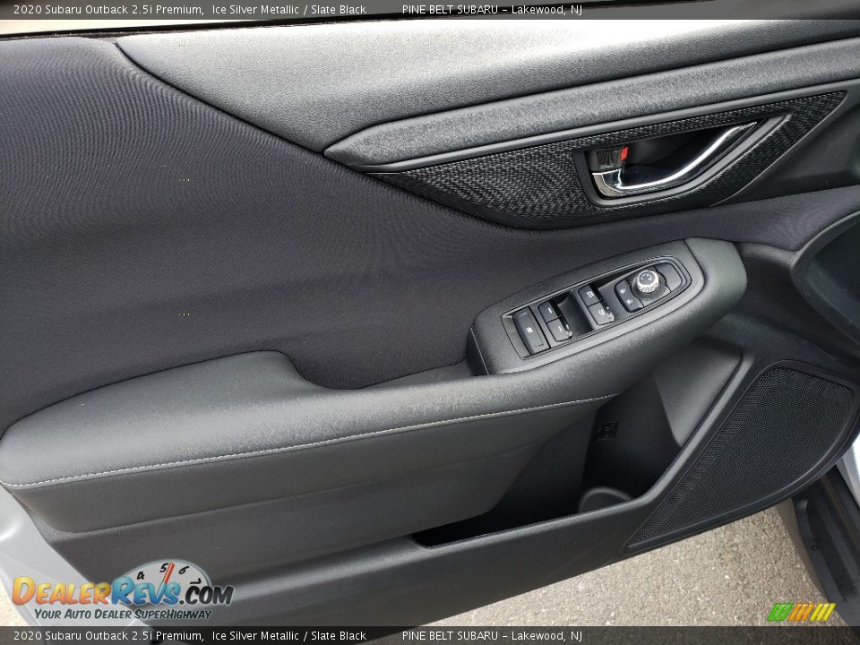 2020 Subaru Outback 2.5i Premium Ice Silver Metallic / Slate Black Photo #8