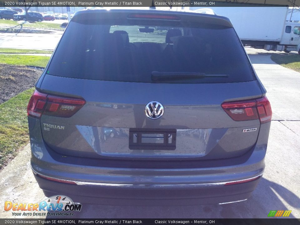 2020 Volkswagen Tiguan SE 4MOTION Platinum Gray Metallic / Titan Black Photo #5