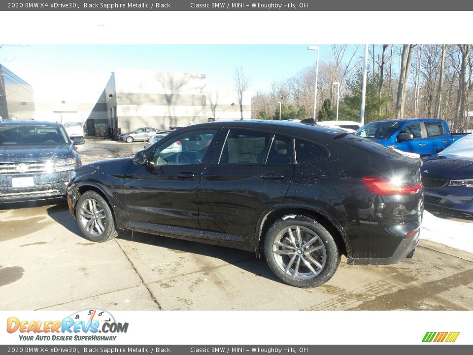 2020 BMW X4 xDrive30i Black Sapphire Metallic / Black Photo #5