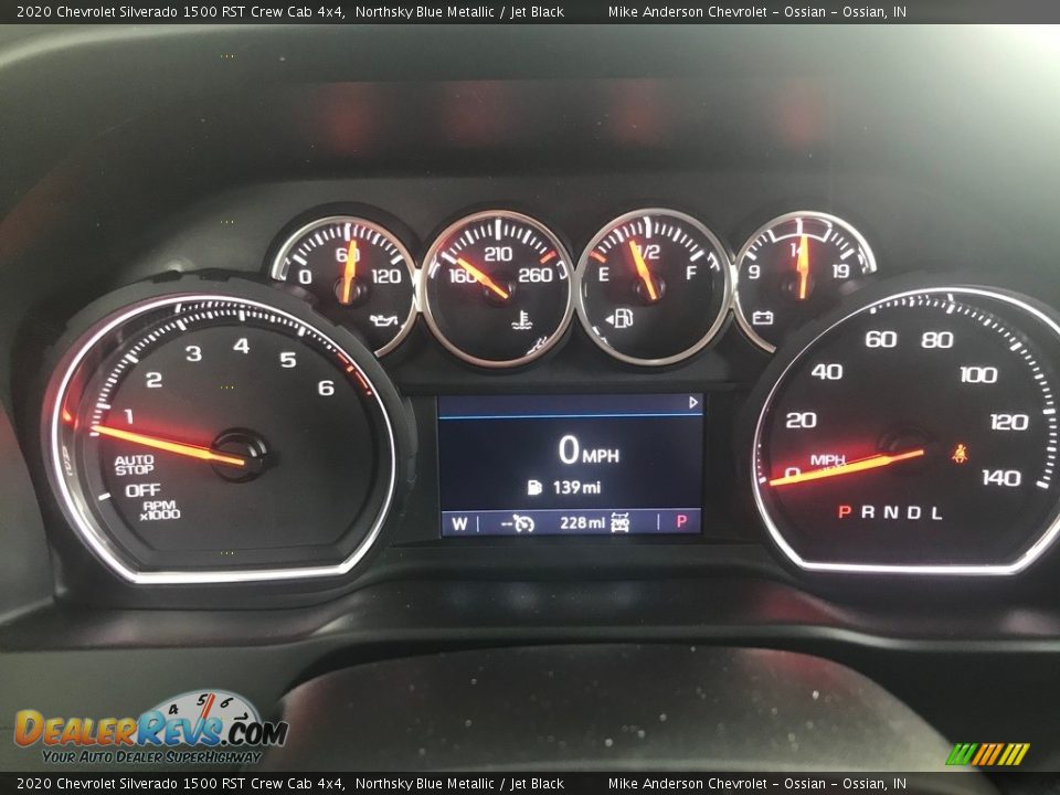 2020 Chevrolet Silverado 1500 RST Crew Cab 4x4 Gauges Photo #16