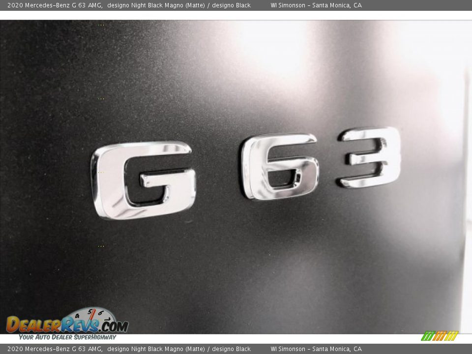 2020 Mercedes-Benz G 63 AMG designo Night Black Magno (Matte) / designo Black Photo #27