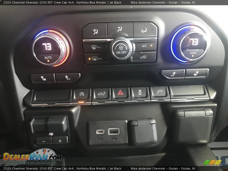 2020 Chevrolet Silverado 1500 RST Crew Cab 4x4 Northsky Blue Metallic / Jet Black Photo #21