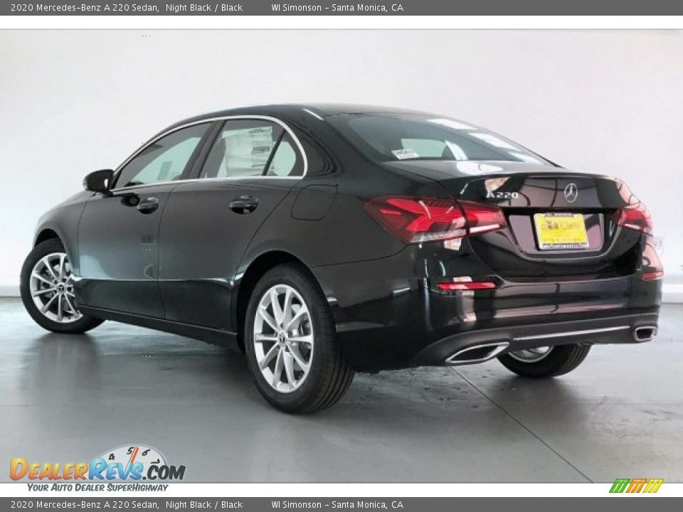2020 Mercedes-Benz A 220 Sedan Night Black / Black Photo #2