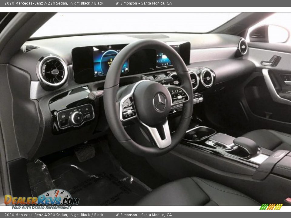 2020 Mercedes-Benz A 220 Sedan Night Black / Black Photo #4
