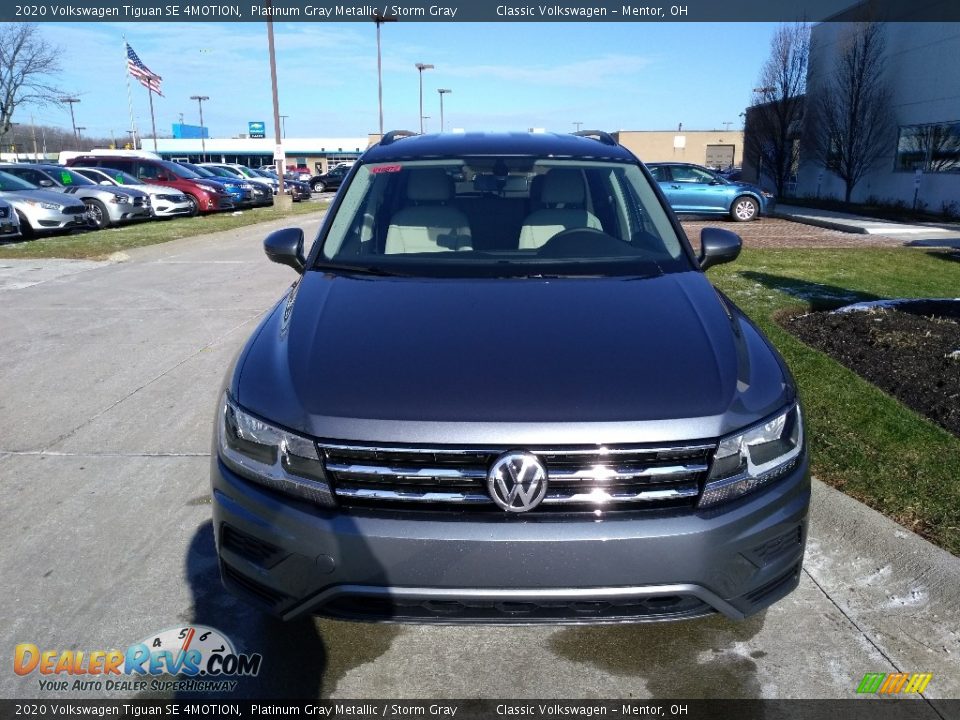 2020 Volkswagen Tiguan SE 4MOTION Platinum Gray Metallic / Storm Gray Photo #2