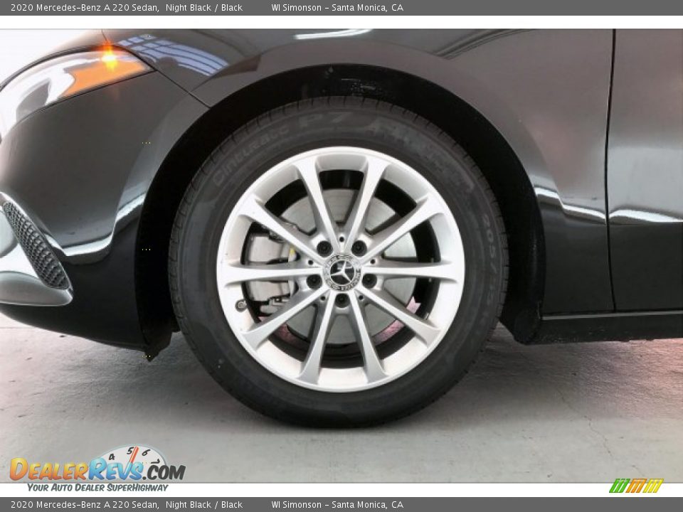 2020 Mercedes-Benz A 220 Sedan Night Black / Black Photo #9