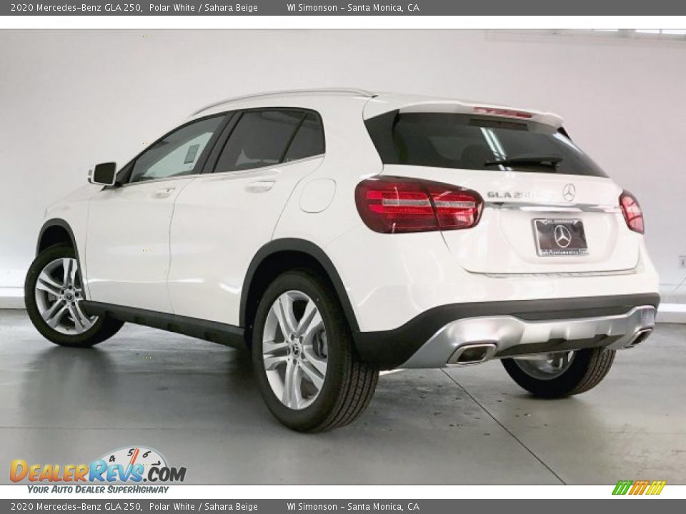 2020 Mercedes-Benz GLA 250 Polar White / Sahara Beige Photo #2