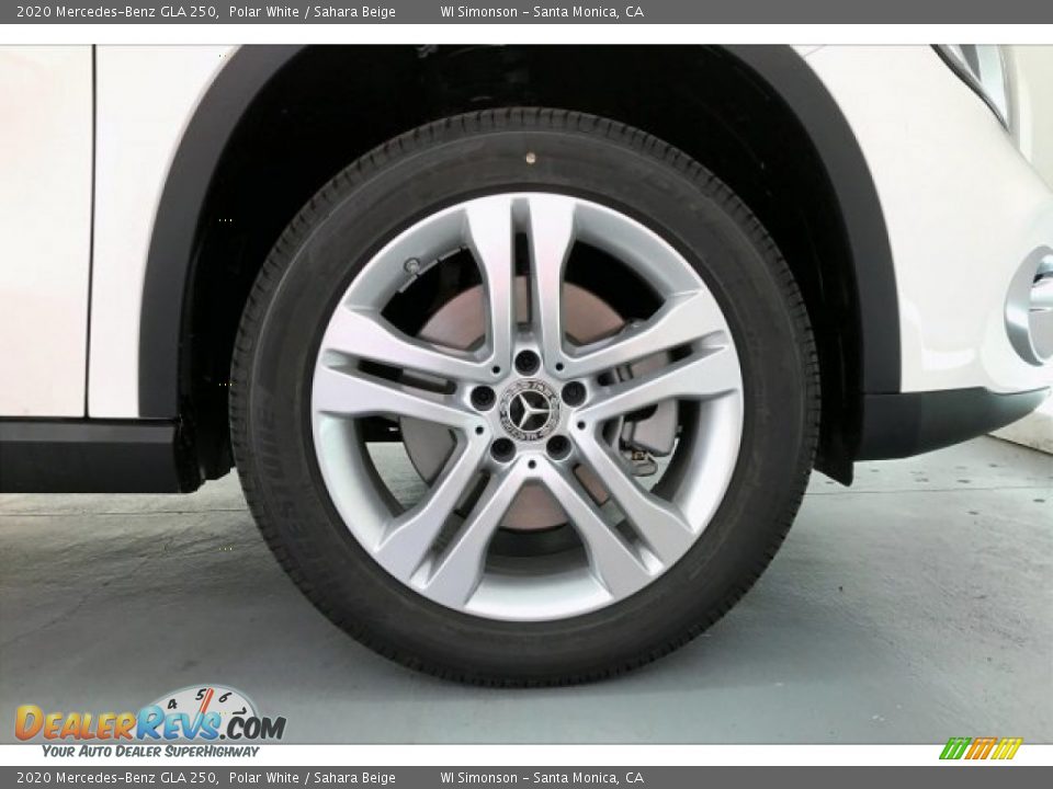 2020 Mercedes-Benz GLA 250 Polar White / Sahara Beige Photo #9