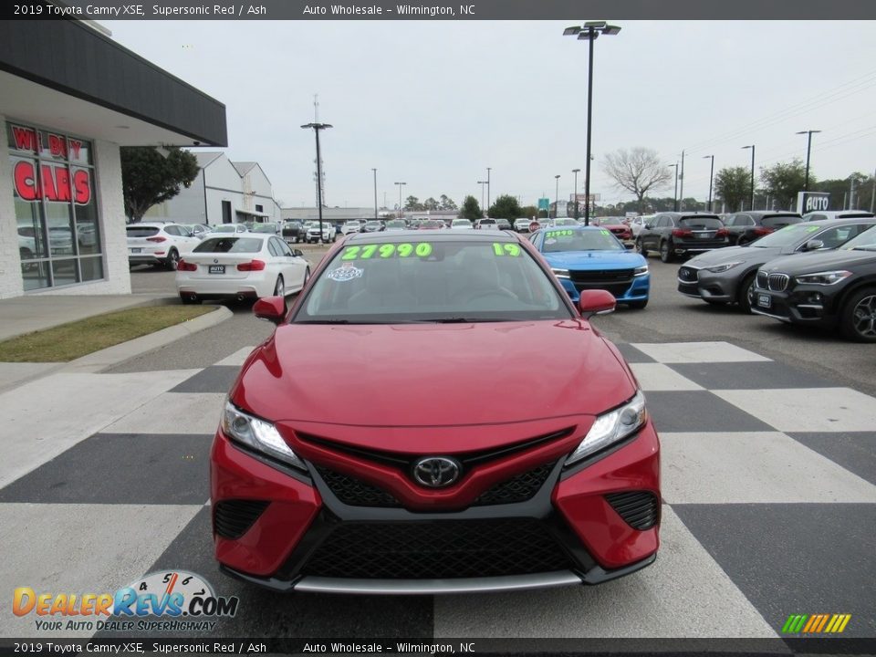 2019 Toyota Camry XSE Supersonic Red / Ash Photo #2