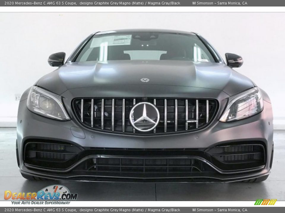 2020 Mercedes-Benz C AMG 63 S Coupe designo Graphite Grey Magno (Matte) / Magma Gray/Black Photo #2