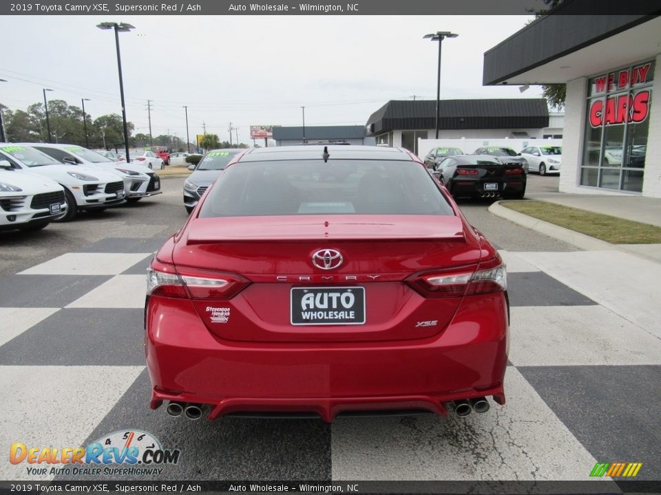 2019 Toyota Camry XSE Supersonic Red / Ash Photo #4