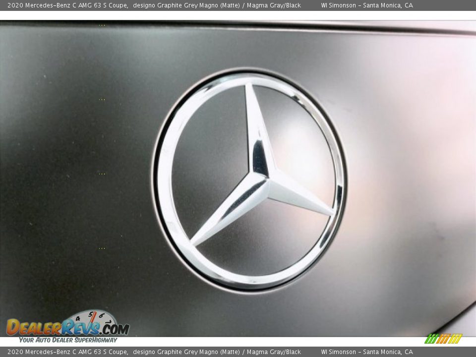 2020 Mercedes-Benz C AMG 63 S Coupe designo Graphite Grey Magno (Matte) / Magma Gray/Black Photo #7