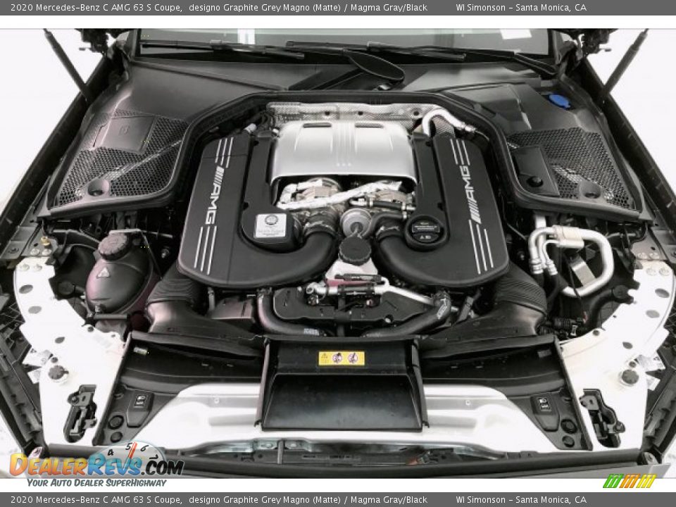 2020 Mercedes-Benz C AMG 63 S Coupe designo Graphite Grey Magno (Matte) / Magma Gray/Black Photo #9