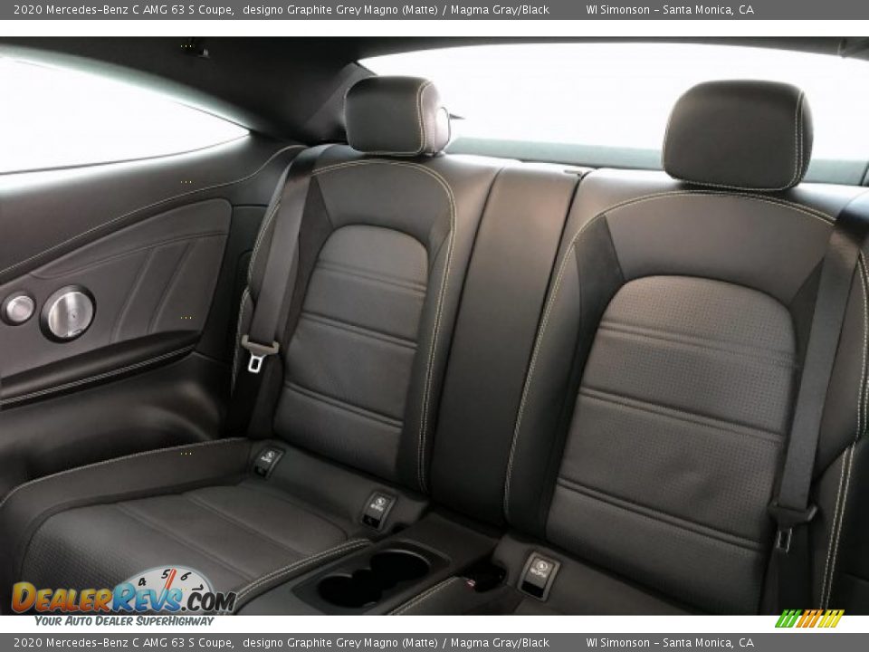 Rear Seat of 2020 Mercedes-Benz C AMG 63 S Coupe Photo #15