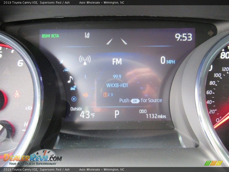 2019 Toyota Camry XSE Supersonic Red / Ash Photo #15