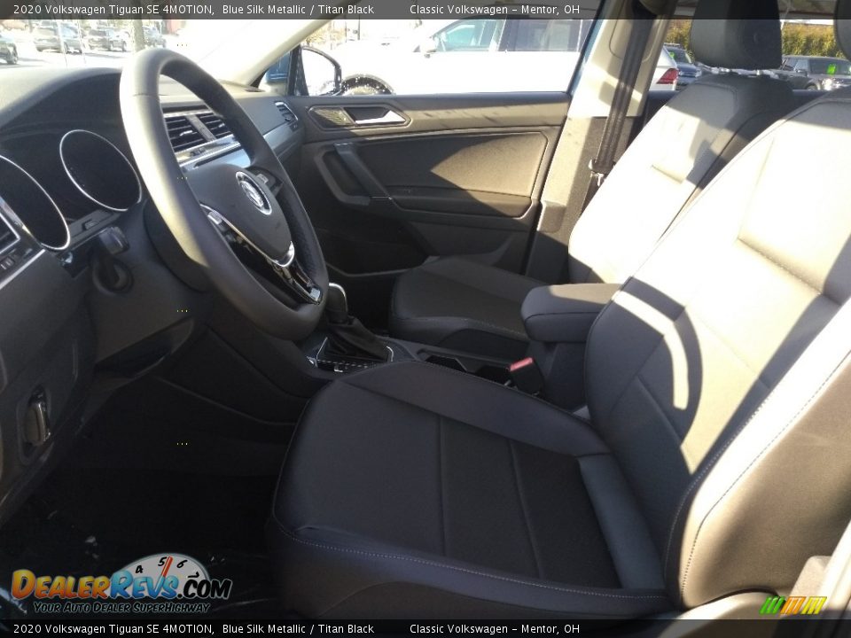 2020 Volkswagen Tiguan SE 4MOTION Blue Silk Metallic / Titan Black Photo #3