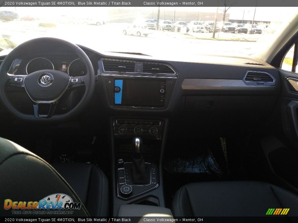 2020 Volkswagen Tiguan SE 4MOTION Blue Silk Metallic / Titan Black Photo #4
