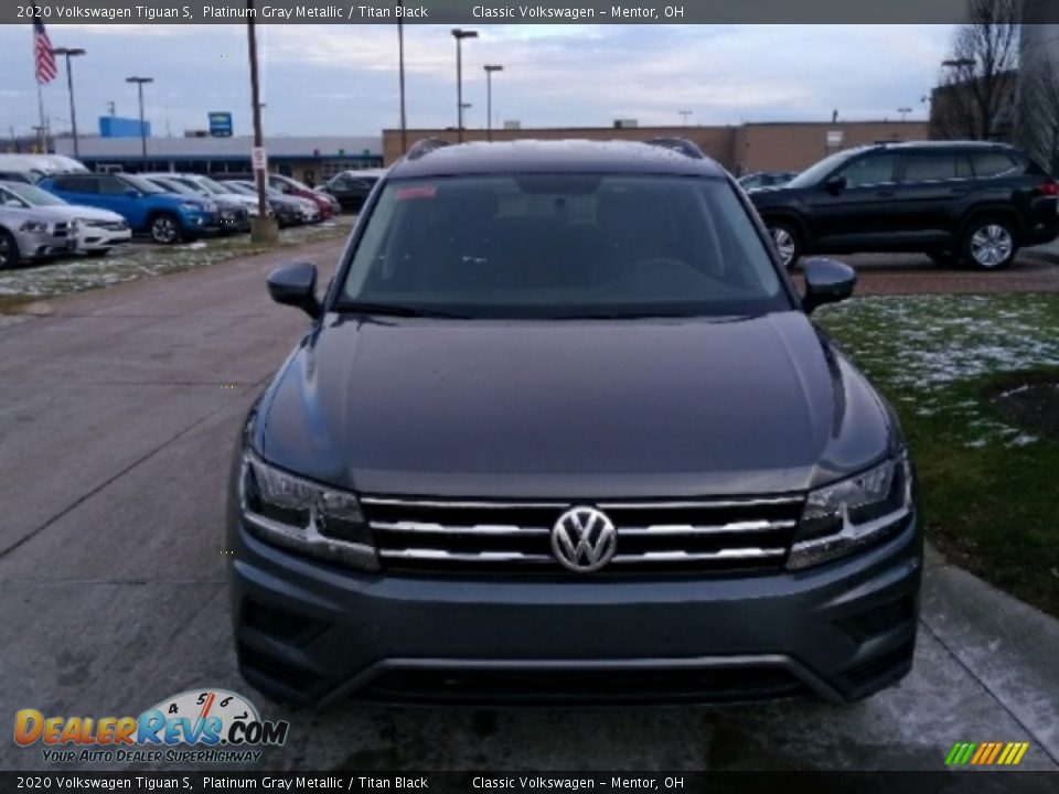 2020 Volkswagen Tiguan S Platinum Gray Metallic / Titan Black Photo #2