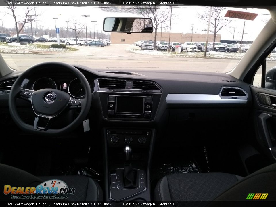 2020 Volkswagen Tiguan S Platinum Gray Metallic / Titan Black Photo #4