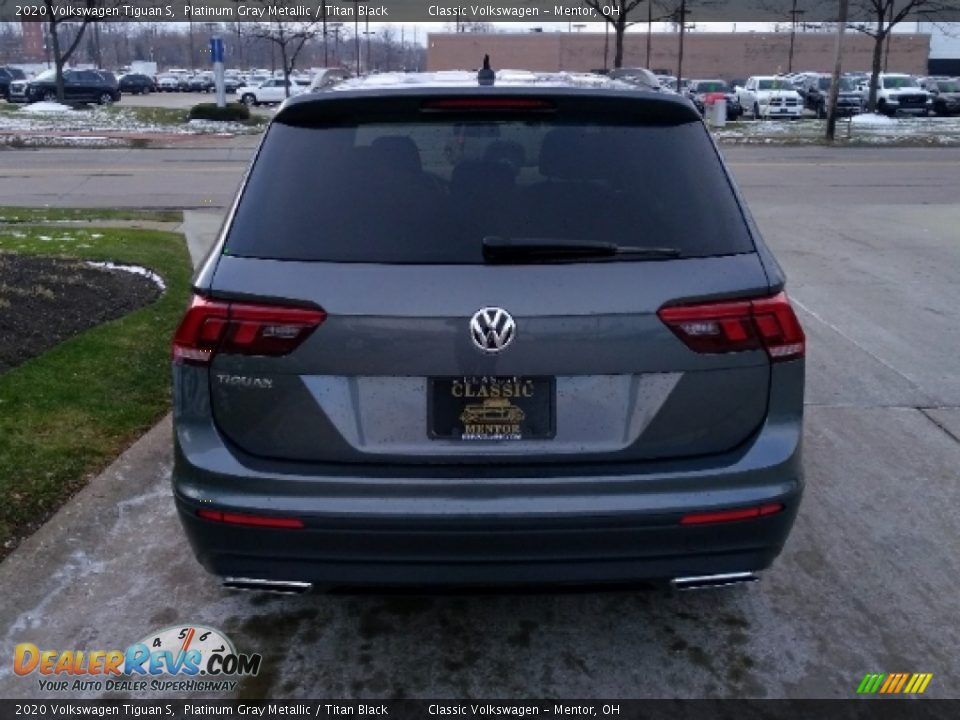 2020 Volkswagen Tiguan S Platinum Gray Metallic / Titan Black Photo #5