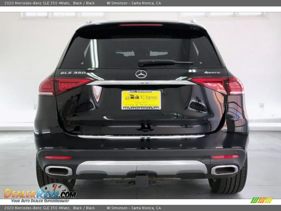 2020 Mercedes-Benz GLE 350 4Matic Black / Black Photo #3