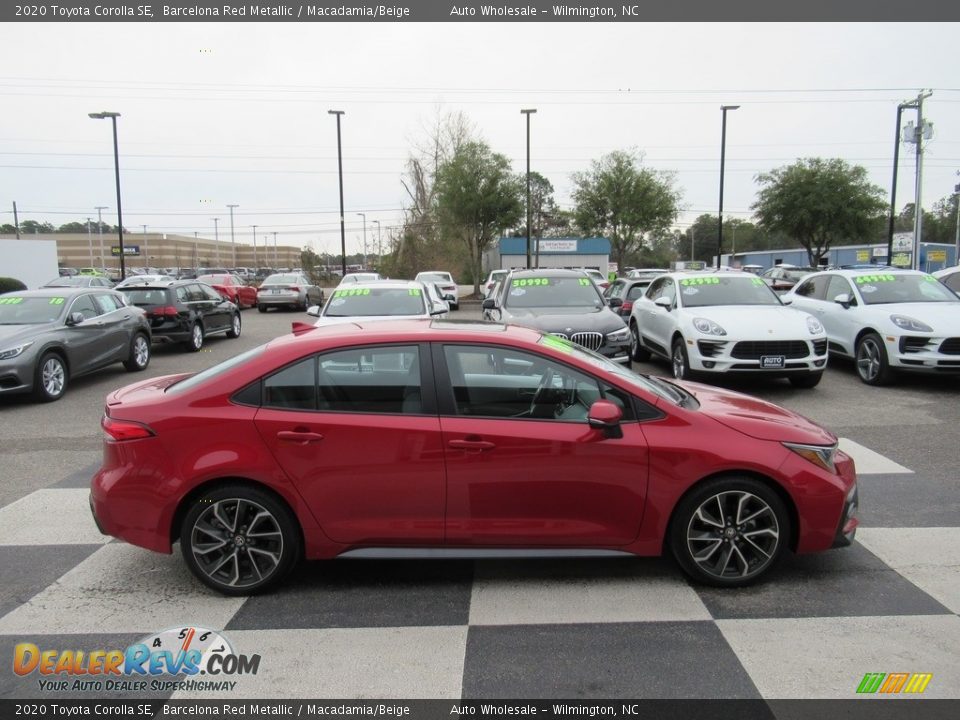 2020 Toyota Corolla SE Barcelona Red Metallic / Macadamia/Beige Photo #3