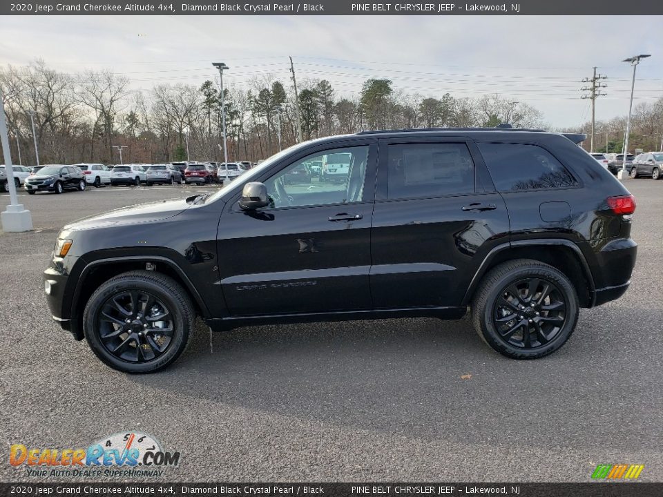 2020 Jeep Grand Cherokee Altitude 4x4 Diamond Black Crystal Pearl / Black Photo #3