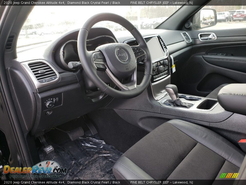 2020 Jeep Grand Cherokee Altitude 4x4 Diamond Black Crystal Pearl / Black Photo #7