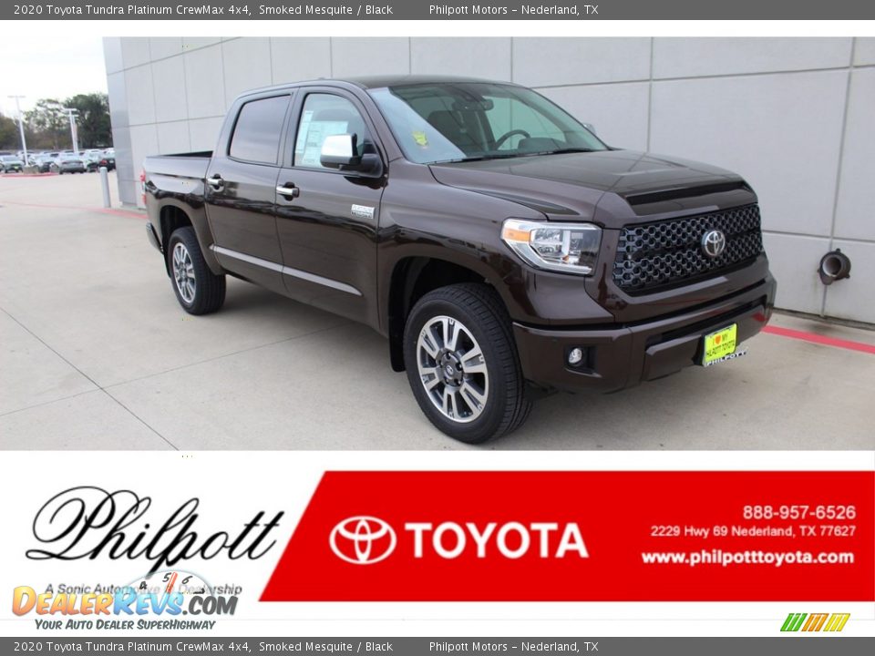 2020 Toyota Tundra Platinum CrewMax 4x4 Smoked Mesquite / Black Photo #1