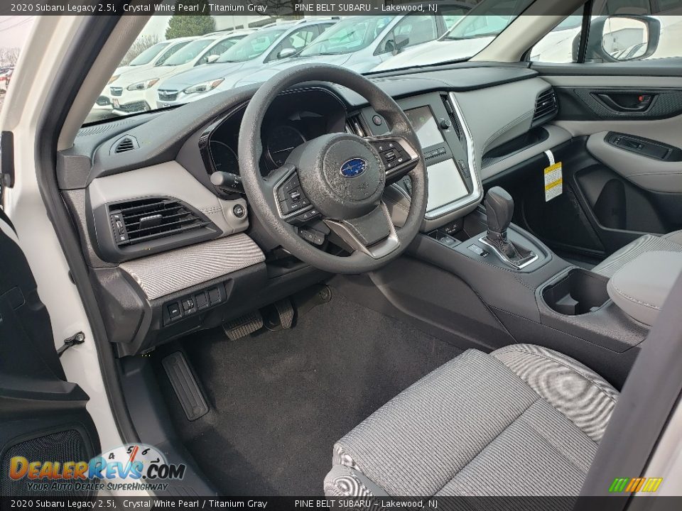 Titanium Gray Interior - 2020 Subaru Legacy 2.5i Photo #7