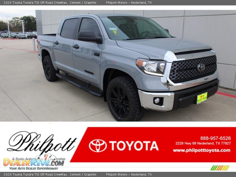 2020 Toyota Tundra TSS Off Road CrewMax Cement / Graphite Photo #1