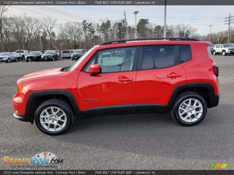 2020 Jeep Renegade Latitude 4x4 Colorado Red / Black Photo #3