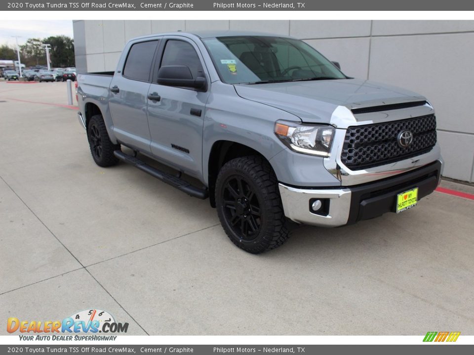2020 Toyota Tundra TSS Off Road CrewMax Cement / Graphite Photo #2