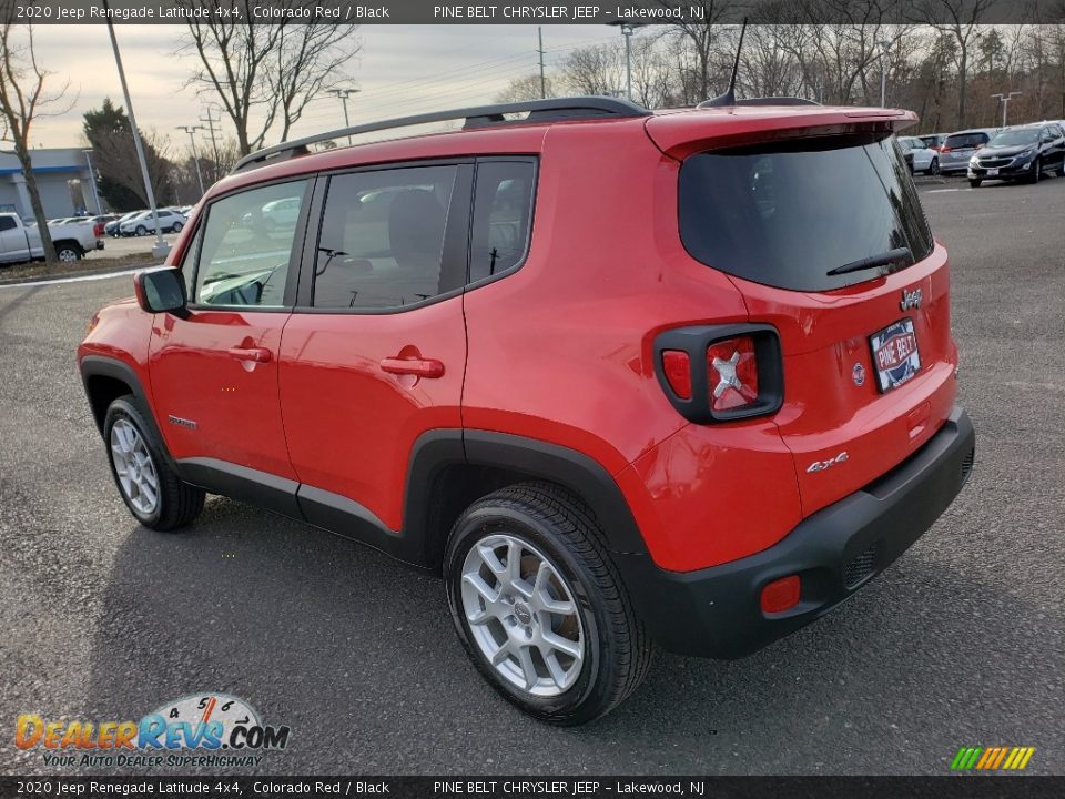 2020 Jeep Renegade Latitude 4x4 Colorado Red / Black Photo #4