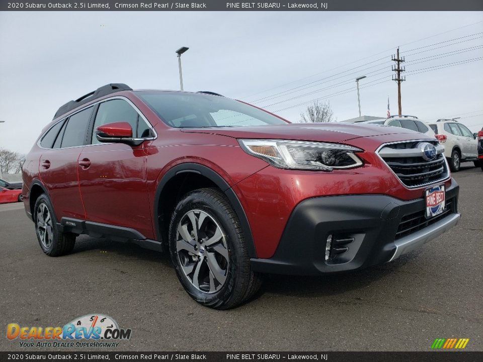 2020 Subaru Outback 2.5i Limited Crimson Red Pearl / Slate Black Photo #1