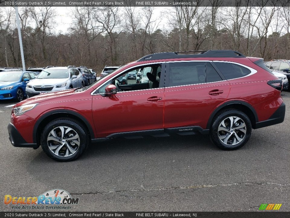 2020 Subaru Outback 2.5i Limited Crimson Red Pearl / Slate Black Photo #3