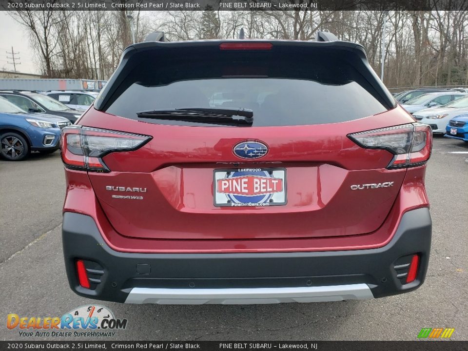 2020 Subaru Outback 2.5i Limited Crimson Red Pearl / Slate Black Photo #5