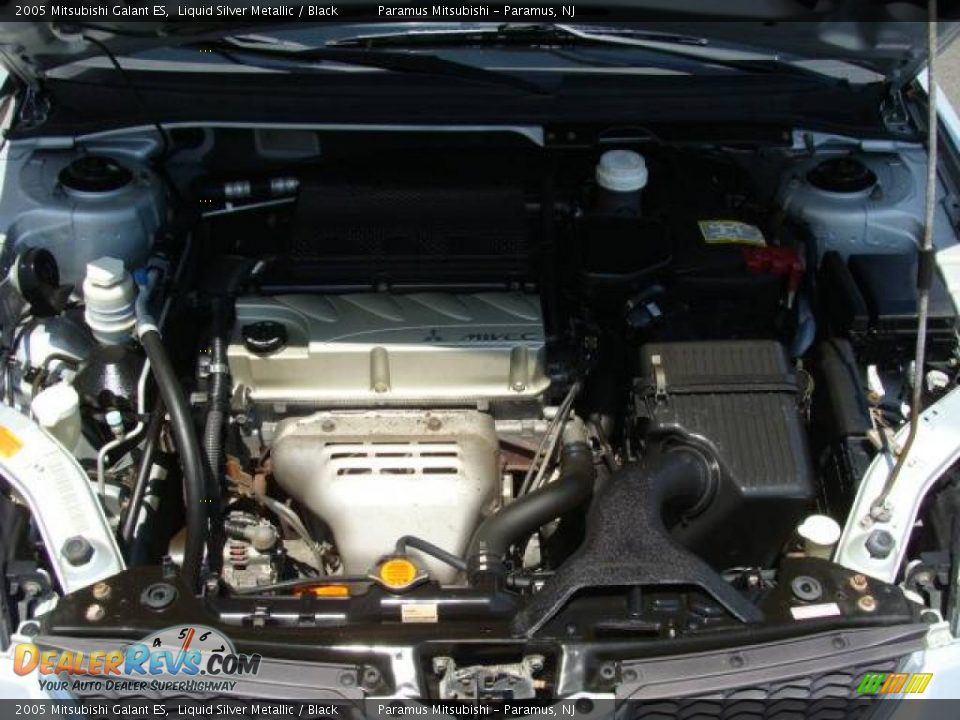 2005 Mitsubishi Galant ES Liquid Silver Metallic / Black Photo #15