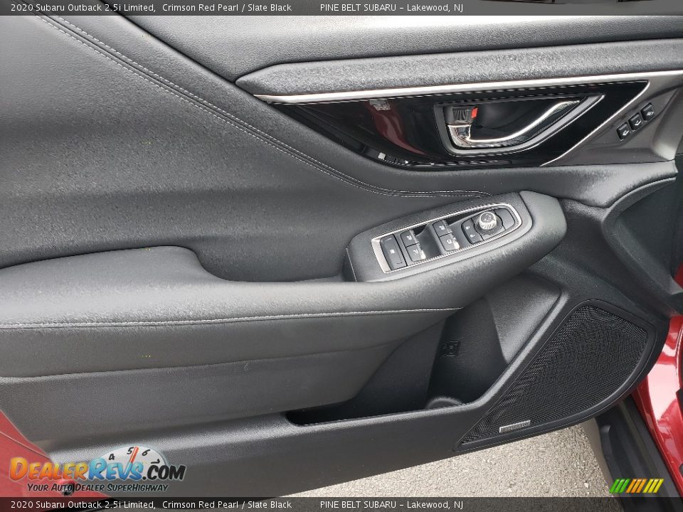 2020 Subaru Outback 2.5i Limited Crimson Red Pearl / Slate Black Photo #8