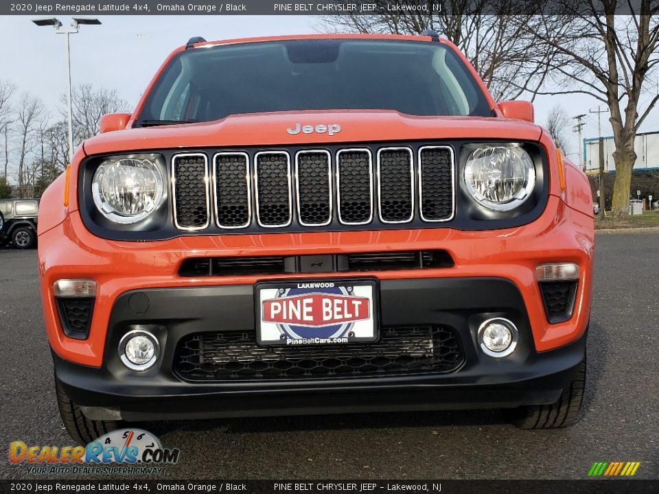 2020 Jeep Renegade Latitude 4x4 Omaha Orange / Black Photo #2