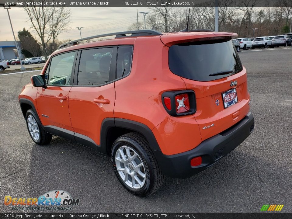 2020 Jeep Renegade Latitude 4x4 Omaha Orange / Black Photo #4